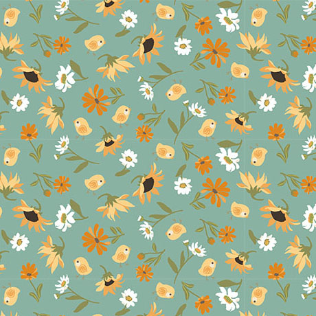 CHICKENS IN THE MEADOW   